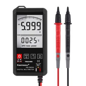 img 4 attached to Kaemeasu Mini Touch Digital Multimeter KM-DM06A - Ultra-Thin Pocket Electronic Repair Tools with Big Screen Auto Recognition