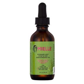 img 4 attached to 🌿 Mielle Organics Rosemary Mint Scalp & Hair Strengthening Oil with Biotin - 2 oz