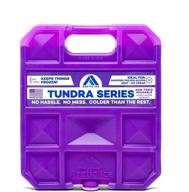 long-lasting reusable arctic ice tundra series purple ice pack logo