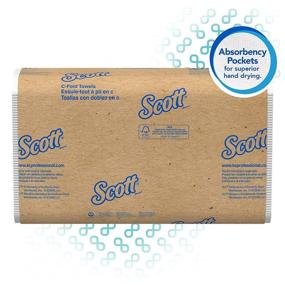 img 2 attached to Scott Essential C Fold Paper Towels (01510): Quick-Dry Absorbency & Convenience – Bulk 12 Packs / Case, 200 Towels per Pack