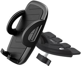 img 4 attached to Cellet CD Slot Car Phone Mount Holder - Apple iPhone 13 12 Pro Max mini 11 Xs Xr X 8 7 6 📱 5 SE Samsung Note 20 10 9 8 Galaxy S21 S20 S10 S9 S8 Moto G7 E6 Z4 Z3 Play Droid LG G8 Compatible