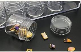 img 2 attached to 💎 Clear Plastic Diamond Storage Box, NCTP 30PCS Small Containers with Lid for Embroidery, Jewelry Painting, DIY Art Craft, Rhinestones, Sewing, Cosmetic, Nail Designs, Glitter Powder