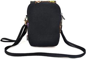 img 1 attached to Stylish Jiyaru Embroidered Cellphone Crossbody Multicolor Women's Handbags & Wallets: A Must-Have Accessory!