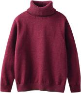 phorecys turtleneck sweaters pullover 140 height boys' clothing ~ sweaters logo