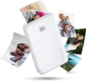 img 3 attached to Кодак Мини 2 HD Беспроводной портативный мобильный мгновенный фотопринтер: Печать фотографий из социальных медиа, премиум полноцветные отпечатки - совместим с iOS и Android (белый)