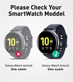 img 2 attached to 🦄 Превосходная защита: чехол SUPCASE [Unicorn Beetle Pro] серии для Galaxy Watch Active 2 [44 мм] - выпуск 2019 года (черный)