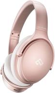 🎧 infurture наушники с активным шумоподавлением rose gold: беспроводные bluetooth, глубокий бас, память пены, время воспроизведения 40 часов - идеально подходят для просмотра телевизора, путешествий и домашнего офиса. логотип