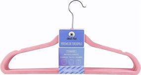 img 1 attached to 60-Pack Premium Velvet Hangers - Durable & Slim Non-Slip Hangers - 360 Degree Rotatable Hook - Space Saving Ultra Thin Hangers for Coats, Pants, Suits, Jackets - Pink