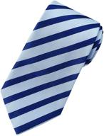 👔 enhance your style with the microfibre towergem stripe polyester necktie - perfect men's accessories for ties, cummerbunds & pocket squares logo