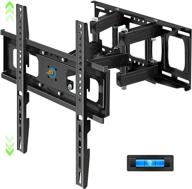 height adjustable full motion tv wall mount swivel, tilt, and extension - juststone tv 📺 bracket for 28-65 inch flat & curved tvs. holds up to 121 lbs, max vesa 400x400mm logo