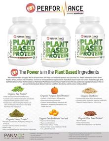 img 1 attached to 🌱 EarthNutri Organic Plant Based Protein Chocolate: Certified Organic Sources, PANMOL B Complex, Quinoa Sprouts, Pea & Hemp Protein, Oat Bran, Flax Seed - 31.49 oz