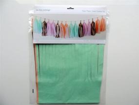 img 2 attached to 🎉 Enhance Your Celebration with 15-Piece DIY Tissue Paper Tassel Party Decoration Set - Perfect for Birthdays, Showers, Weddings - GM-Gold and Green