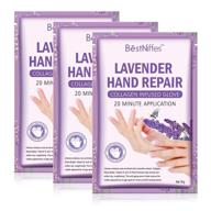 hand peel mask, moisturizing gloves set, natural therapy gloves, exfoliating hand 👐 peeling mask for dry hands, repair rough skin - men women (pack of 3) logo