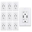 receptacle outlet resistant wallplate 3 year warranty logo