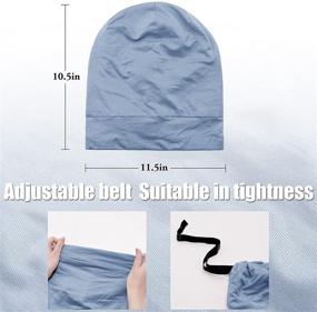 img 1 attached to OLESILK Sleep Bonnet Sleeping Slouchy Tools & Accessories