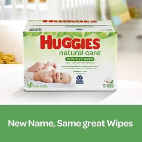 img 3 attached to 👶 Shop Online: HUGGIES Natural Care Unscented Baby Wipes - Sensitive Skin - 6 Flip-top Packs, 288 Count
