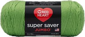 img 4 attached to 🌿 Яркая зеленая весенняя пряжа Super Saver от Red Heart: высокого качества и доступная!