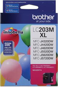 img 3 attached to 🖨️ High Yield Magenta Ink Cartridge LC203M for Brother Printer