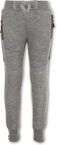 img 3 attached to 👖 Sweatpants Joggers for Boys' Athletic Clothing by ONE POINT via Pants