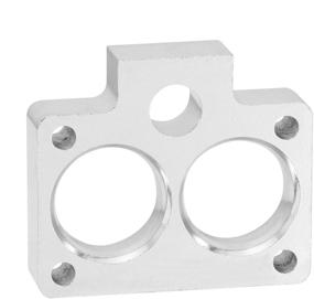 img 1 attached to Spectre Performance 11255 Throttle Body Spacer for Dodge Truck 3.9L, 5.2L, 5.9L (1994-2002) - Improved Performance and Fuel Efficiency