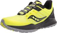 saucony river running citrus medium men's shoes logo