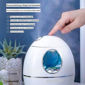 img 2 attached to Humidifier Bedroom Ultrasonic Humidifier Level Indirect