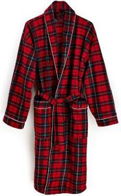 img 4 attached to 🏞️ Timeless Design: Red Large Classic Plaid Polyester Fleece for Ultimate Comfort