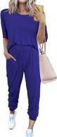 👚 stylish women's fashion: prettygarden two piece outfit with short sleeve pullover and drawstring long pants tracksuit jogger set логотип