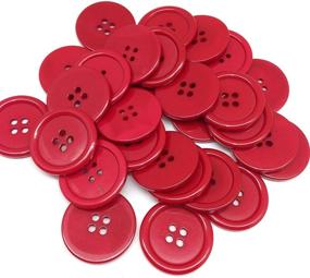 img 1 attached to PEPPERLONELY Round Holes Buttons 30X3Mm