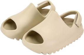 img 4 attached to Sandals，Summer Water Proof Lightweight Adjustment Numeric_6_Point_5