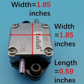 img 3 attached to 🚤 Топливный насос Tuzliufi для подвесного мотора DF 4 л.с. 5 л.с. 6 л.с. - 4-тактный, 2 цилиндра - совместим с 15100-91J00 15100-91J01 15100-91J02 67D-24410-00 67D-24410-01-00 67D-24410-03-00 DF4 DF6 - 2000-2011 - Z106
