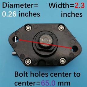 img 2 attached to 🚤 Топливный насос Tuzliufi для подвесного мотора DF 4 л.с. 5 л.с. 6 л.с. - 4-тактный, 2 цилиндра - совместим с 15100-91J00 15100-91J01 15100-91J02 67D-24410-00 67D-24410-01-00 67D-24410-03-00 DF4 DF6 - 2000-2011 - Z106