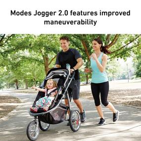 img 2 attached to 🏃 Graco Modes Jogger 2.0 Travel System with SnugRide SnugLock 35 LX Infant Car Seat - Zion