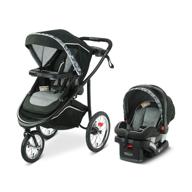 🏃 graco modes jogger 2.0 travel system with snugride snuglock 35 lx infant car seat - zion logo