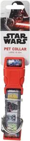 img 2 attached to 🌟 Star Wars All Star Characters Dog Collar - Red and Black Cute Dog Accessories