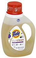 tide purclean honey lavender liquid laundry detergent: eco-friendly cleaning power in a 37 ounce bottle! logo