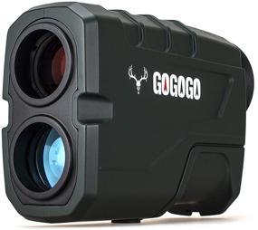 img 4 attached to Gogogo Sport 1200 Yards Laser Range Finder for Green Hunting | Flagpole Lock - Ranging - Speed and Scan | 6X Rangefinders with USB Cable