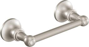 img 4 attached to Brushed Nickel Moen DN4408BN Pivoting Toilet Paper Holder