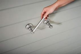 img 3 attached to Brushed Nickel Moen DN4408BN Pivoting Toilet Paper Holder