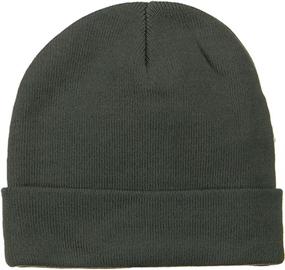 img 1 attached to 🧶 Superior Cotton Long Knitting Beanie - Large Size