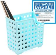 effortless cleaning made simple: straw 🧺 and chopstick dishwasher basket for small utensils логотип