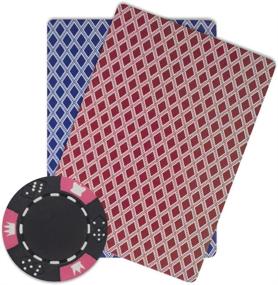 img 2 attached to 🎰 Brybelly Crown &amp; Dice Poker Chip Set - Premium 14-Gram Clay Composite (Pack of 50)