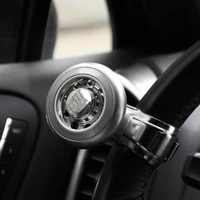 img 3 attached to Ihreesy Aluminum Steering Wheel Spinner Knob Interior Accessories