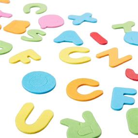 img 1 attached to 🔤 Kids Foam Stickers, Self-Adhesive Alphabet Letters - 1300 Pieces in Size 0.87 x 1 inches