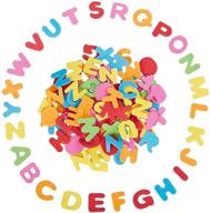 🔤 kids foam stickers, self-adhesive alphabet letters - 1300 pieces in size 0.87 x 1 inches logo