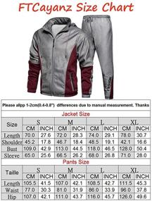img 2 attached to FTCayanz Sweatsuits Activewear Gray XL