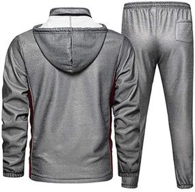 img 3 attached to FTCayanz Sweatsuits Activewear Gray XL
