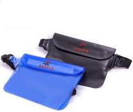 🏄 shaplo x-large waterproof pouch with waist strap: ultimate protection for phone, keys, money and valuables during boating, water parks, and seaworld логотип