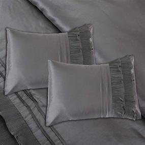 img 1 attached to Modern Threads Embellished Comforter Platinum