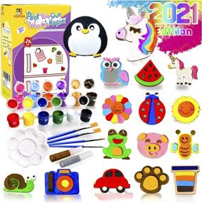 img 4 attached to 🎨 YOFUN Wooden Magnet Painting Kit
